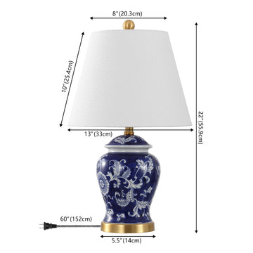 Penelope Chinoiserie Table Lamp - JONATHAN Y